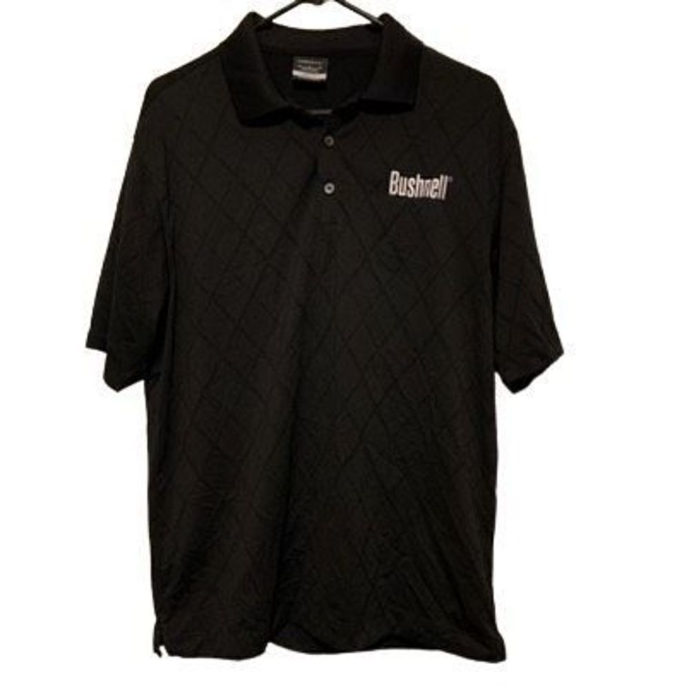 Bushnell Nike Golf Dri-Fit Black Polo Shirt
